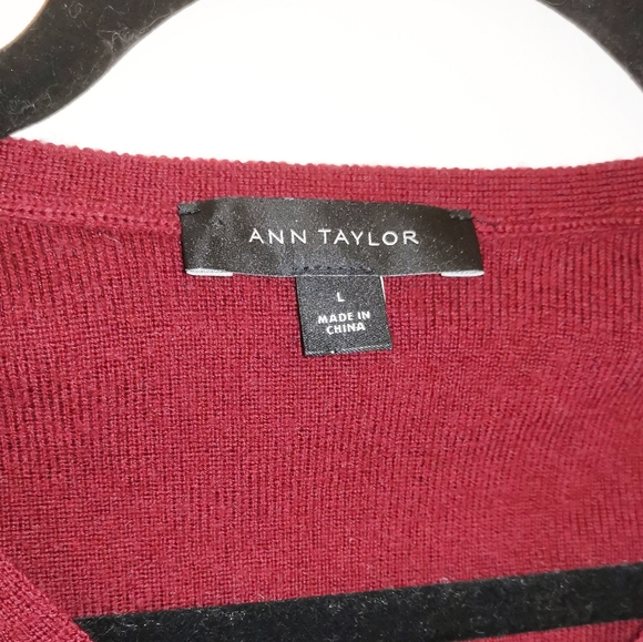 Ann Taylor Cropped Wool Knit Sweater - Picture 3 of 4